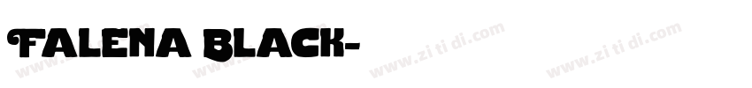 Falena Black字体转换